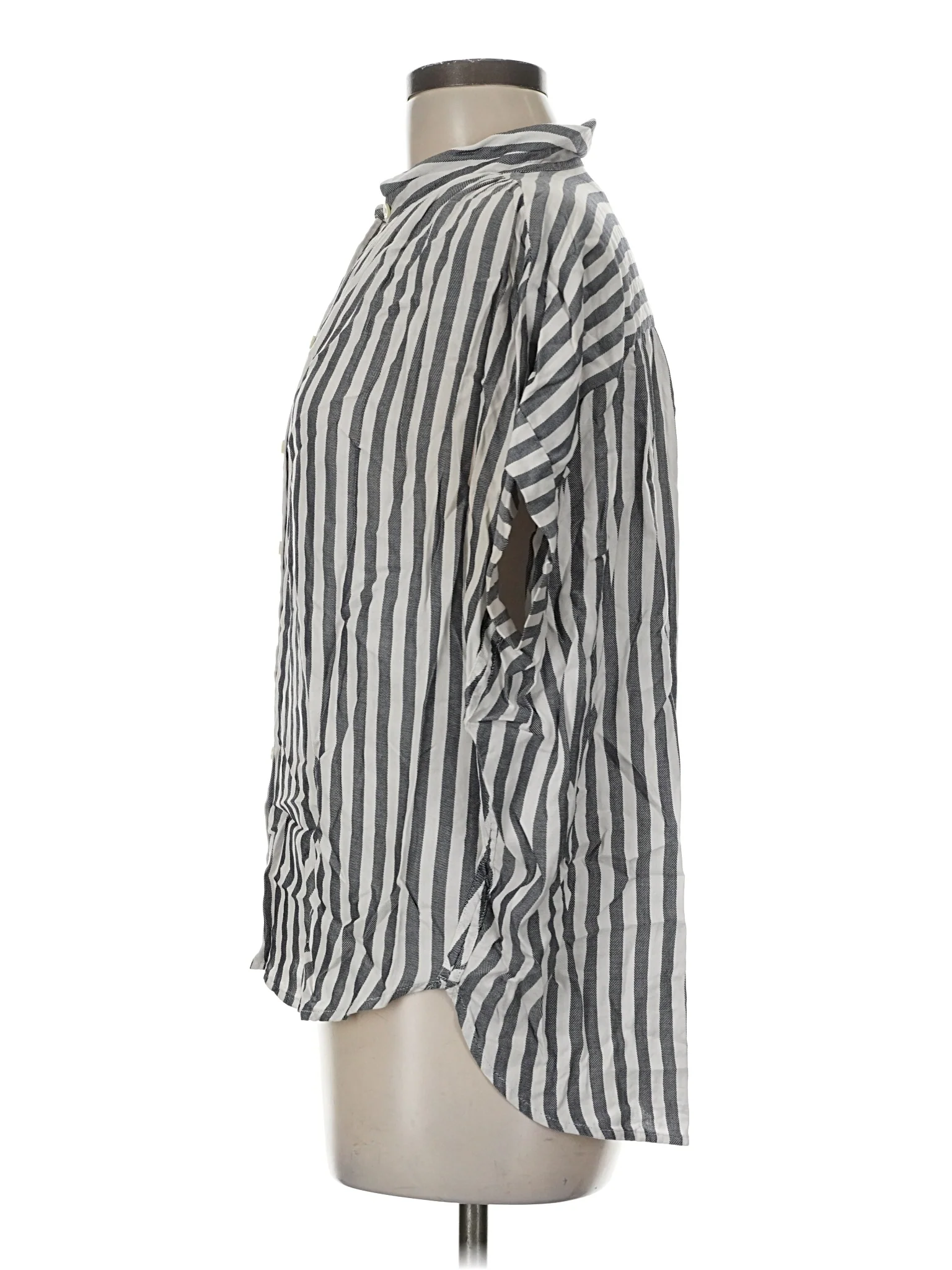 3/4 Sleeve Button-Down Shirt - Image 4