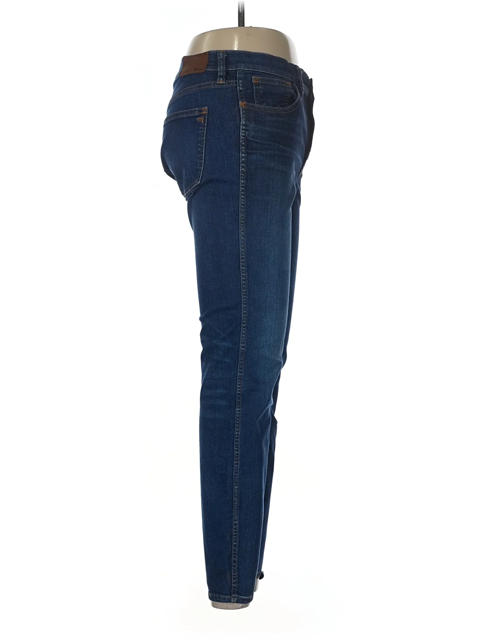High-Rise Skinny Jeans in Dark Wash - Image 3
