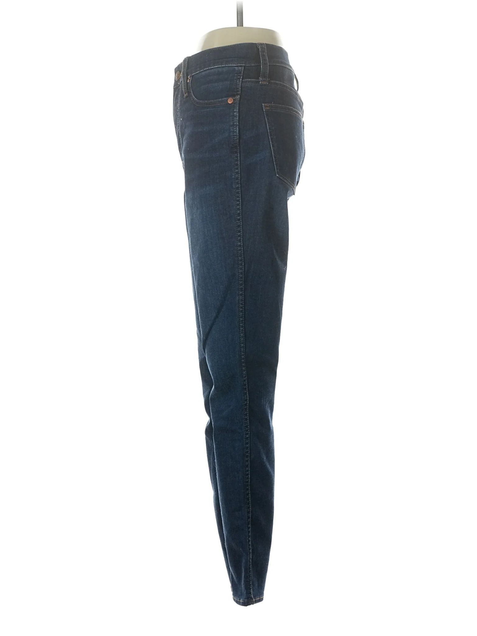 High-Rise Straight-leg Jeans in Dark Wash - Image 4