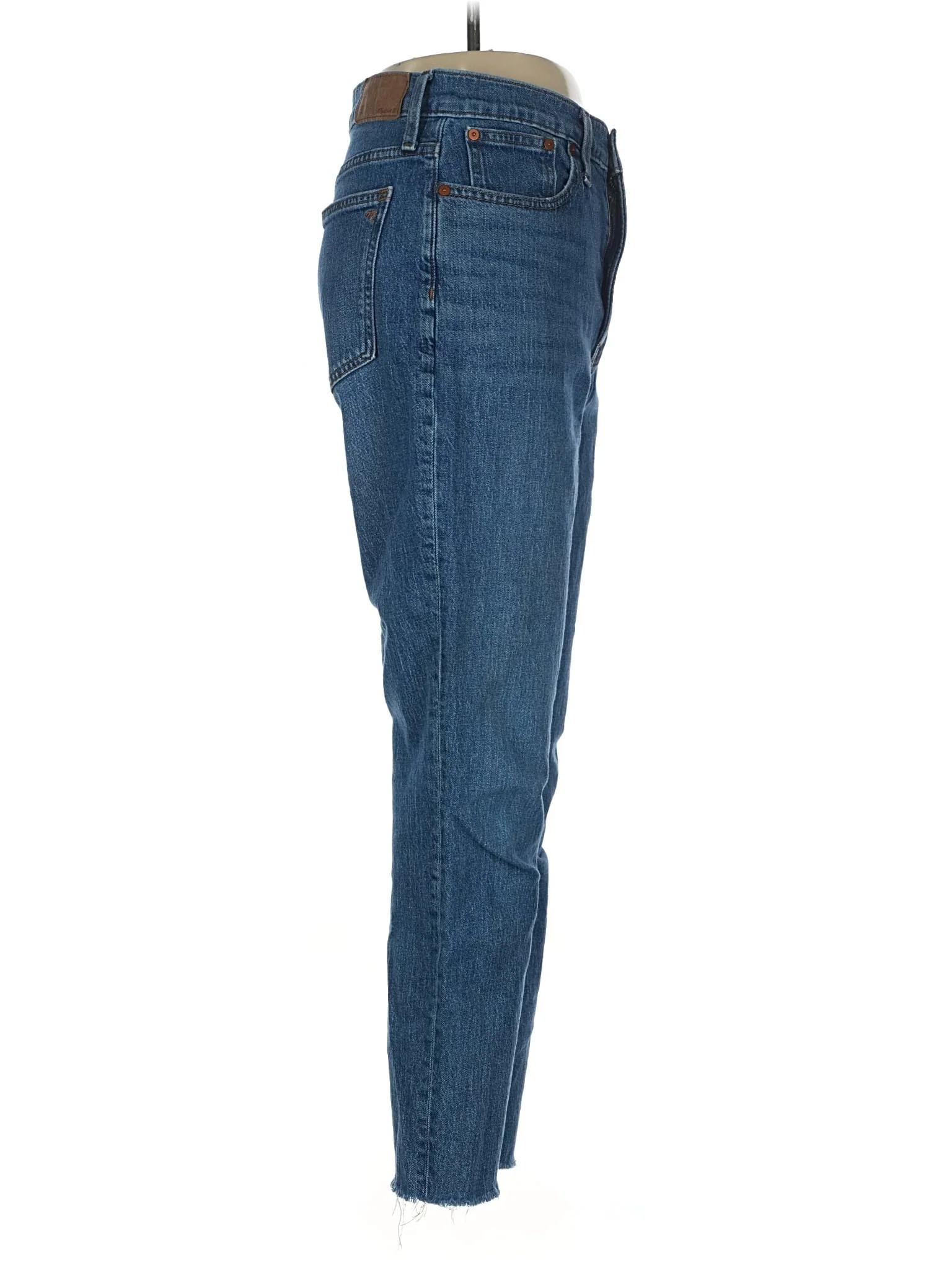 High-Rise Straight-leg Jeans in Medium Wash - Image 3