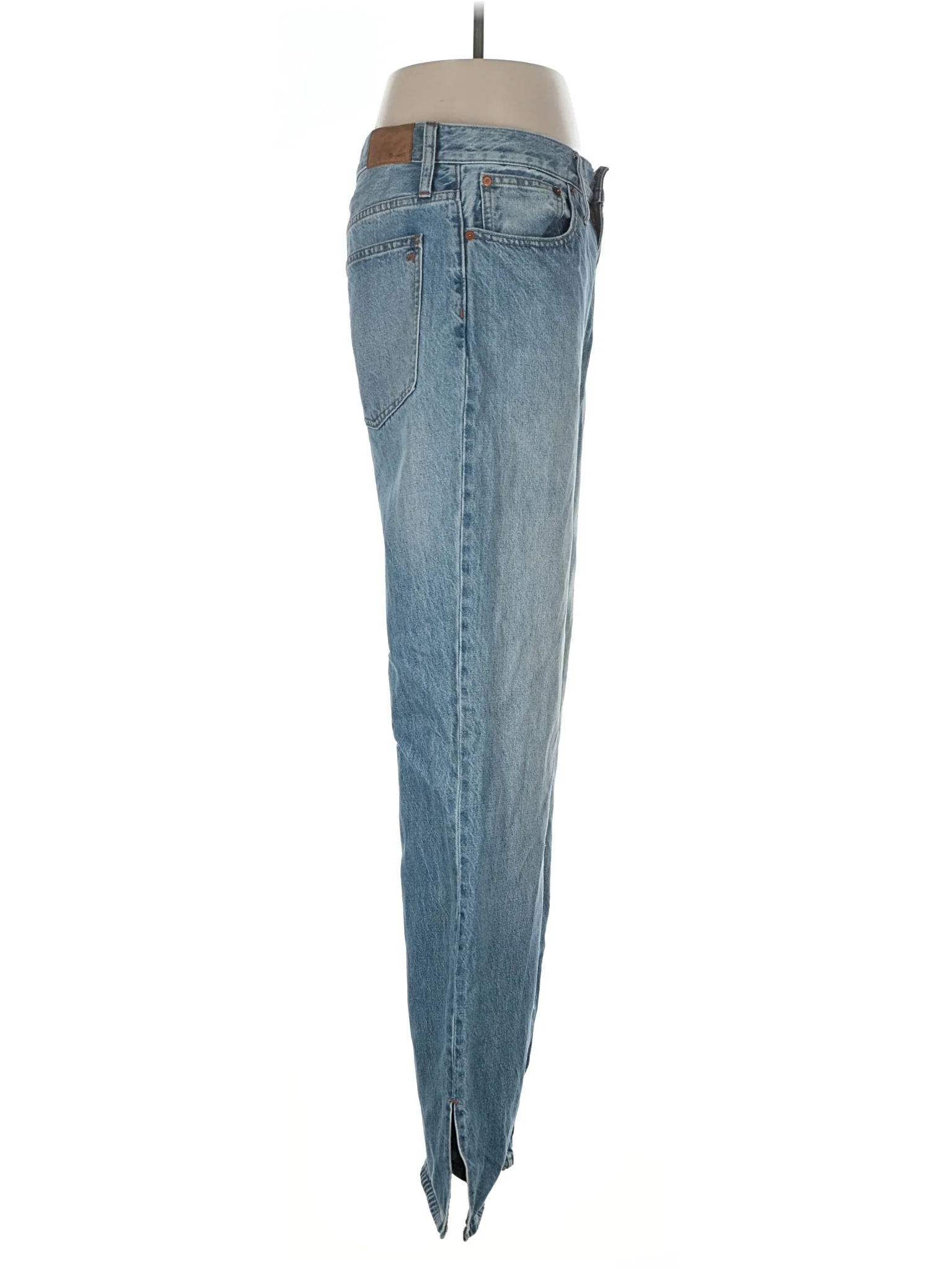 High-Rise Straight-leg Jeans in Medium Wash - Image 3
