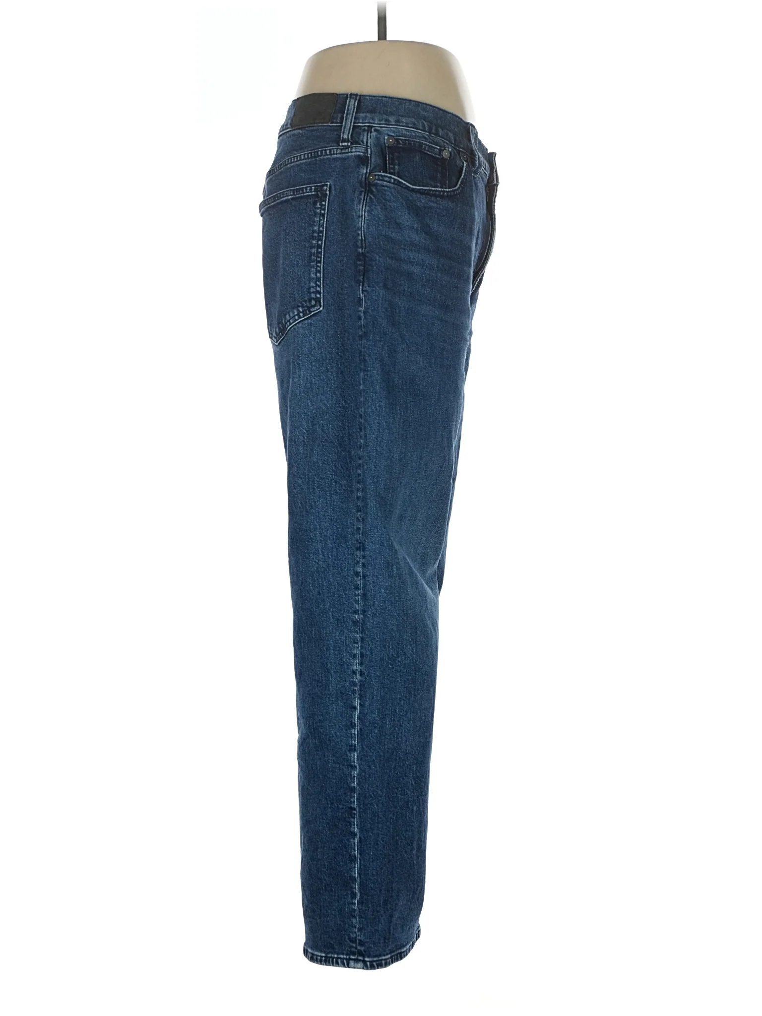 High-Rise Wide-leg Jeans in Dark Wash - Image 3