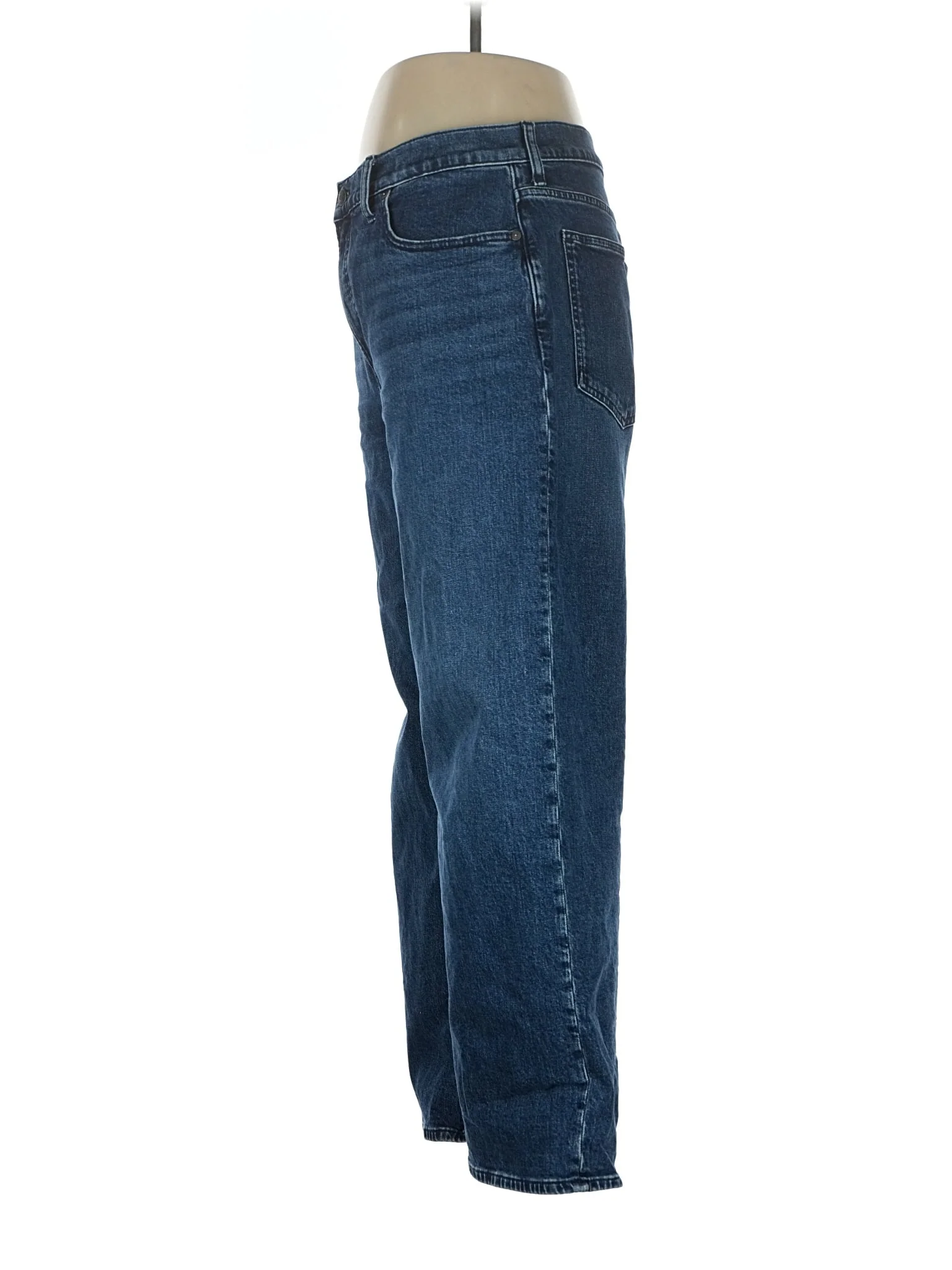 High-Rise Wide-leg Jeans in Dark Wash - Image 4